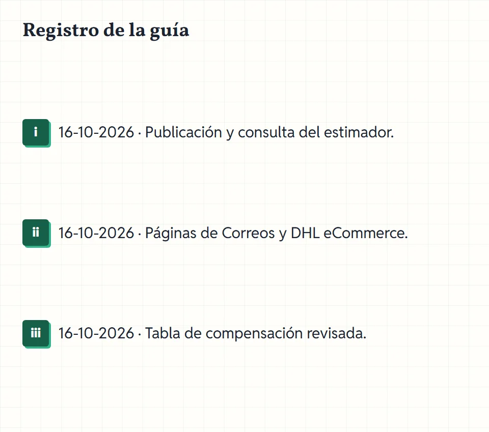 Cuaderno de registro con tres entradas fechadas el 16 de octubre de 2026.